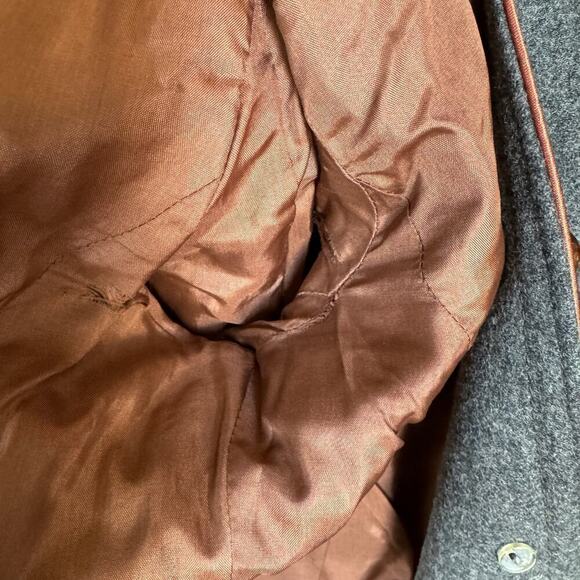 KENNETH COLE Gray Wool Cashmere Blend Belted Sherlock Holmes Style Coat - Picture 10 of 10